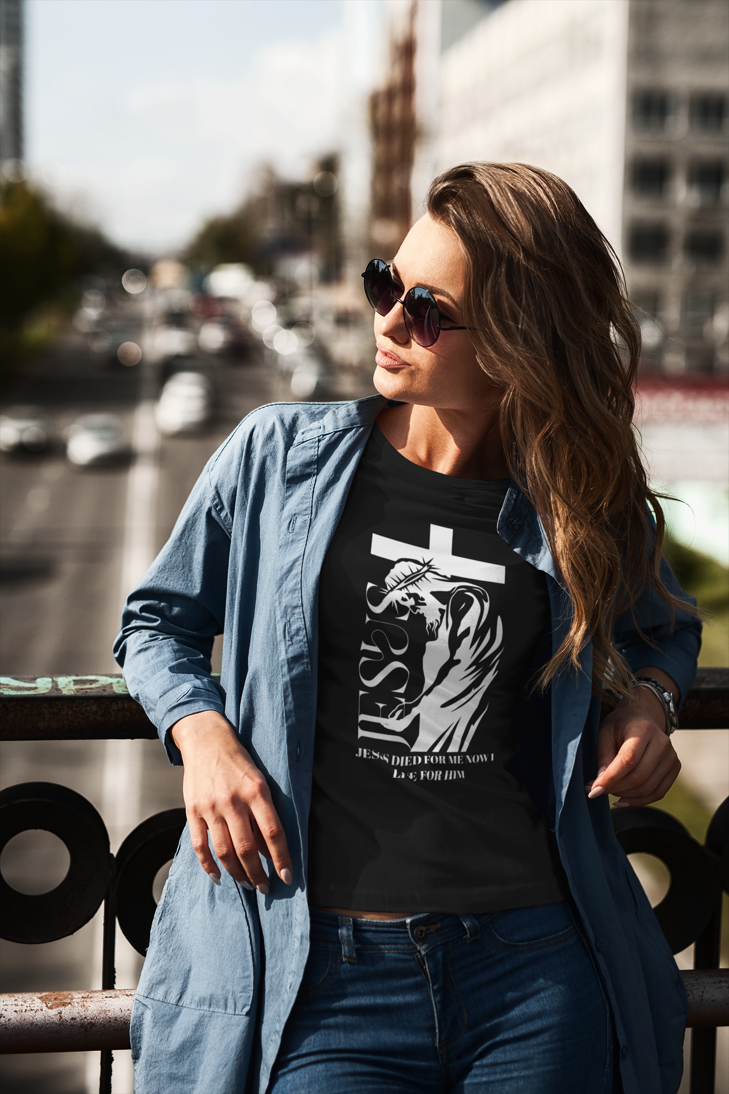 Jesus Died For Me, Faith-Inspired Christian Graphic T-Shirt