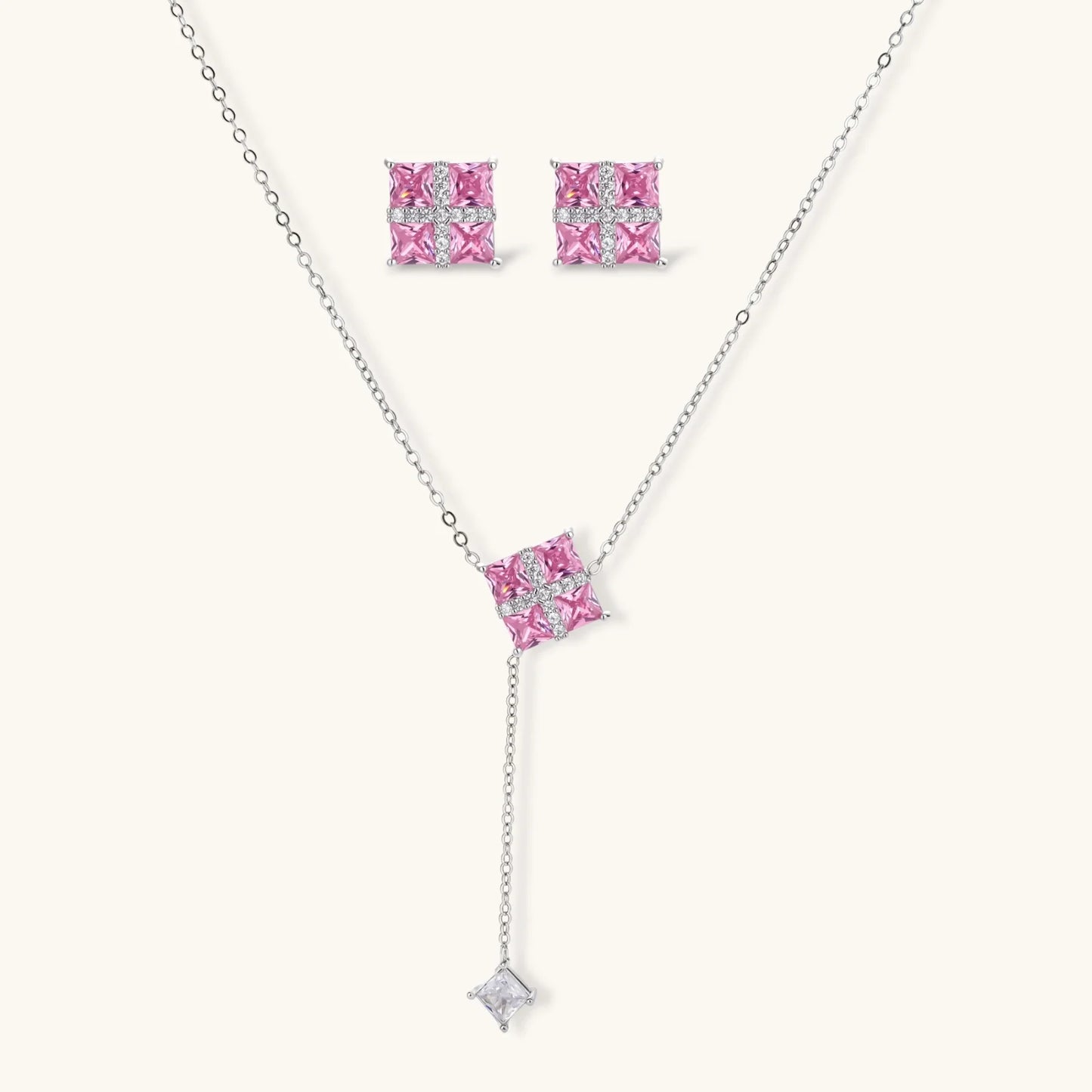 Pink Prism Cross Set | Glory 2 Glory Boutique