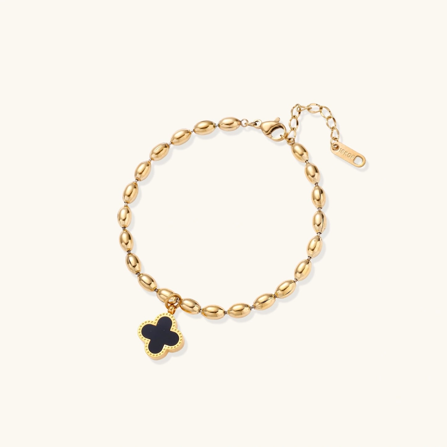 Luxury Inspired Clover Bracelet | 18K Gold Plated Quatrefoil Bracelet | Glory 2 Glory Boutique