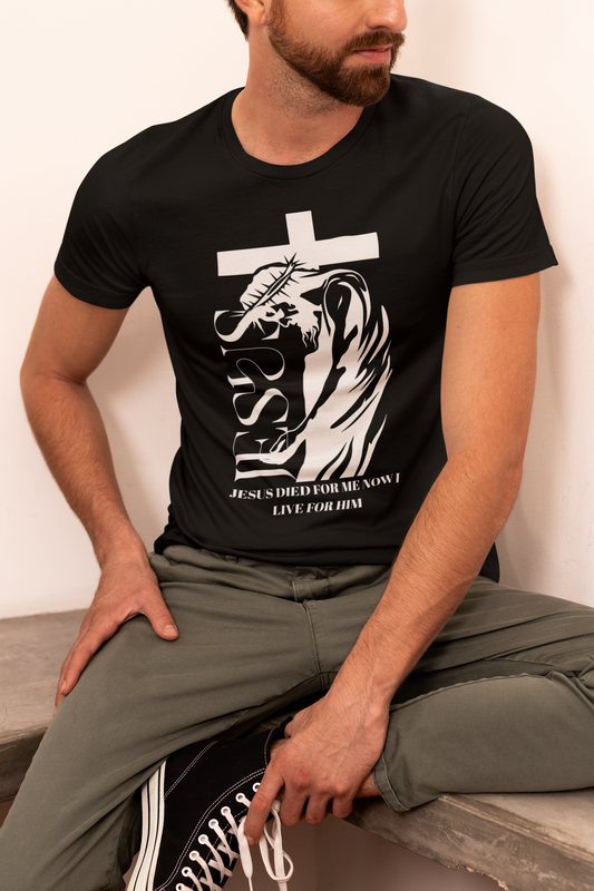 Jesus Died For Me, Faith-Inspired Christian Graphic T-Shirt